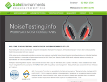 Tablet Screenshot of noisetesting.info